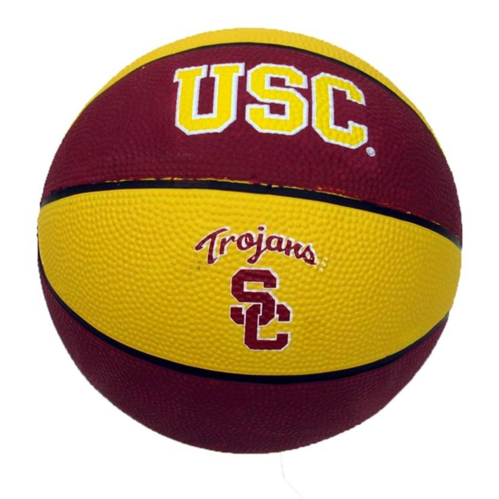 USC Block Rubber Basketball Mini image01